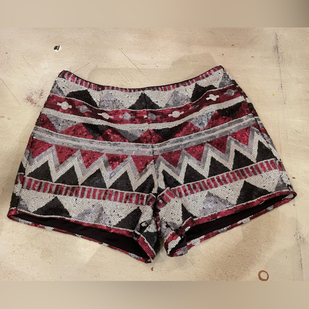 Sequin shorts